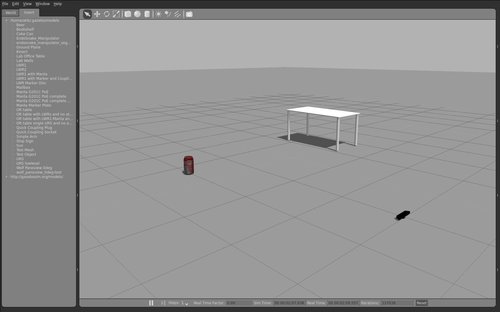 Gazebo with some mesh-based models